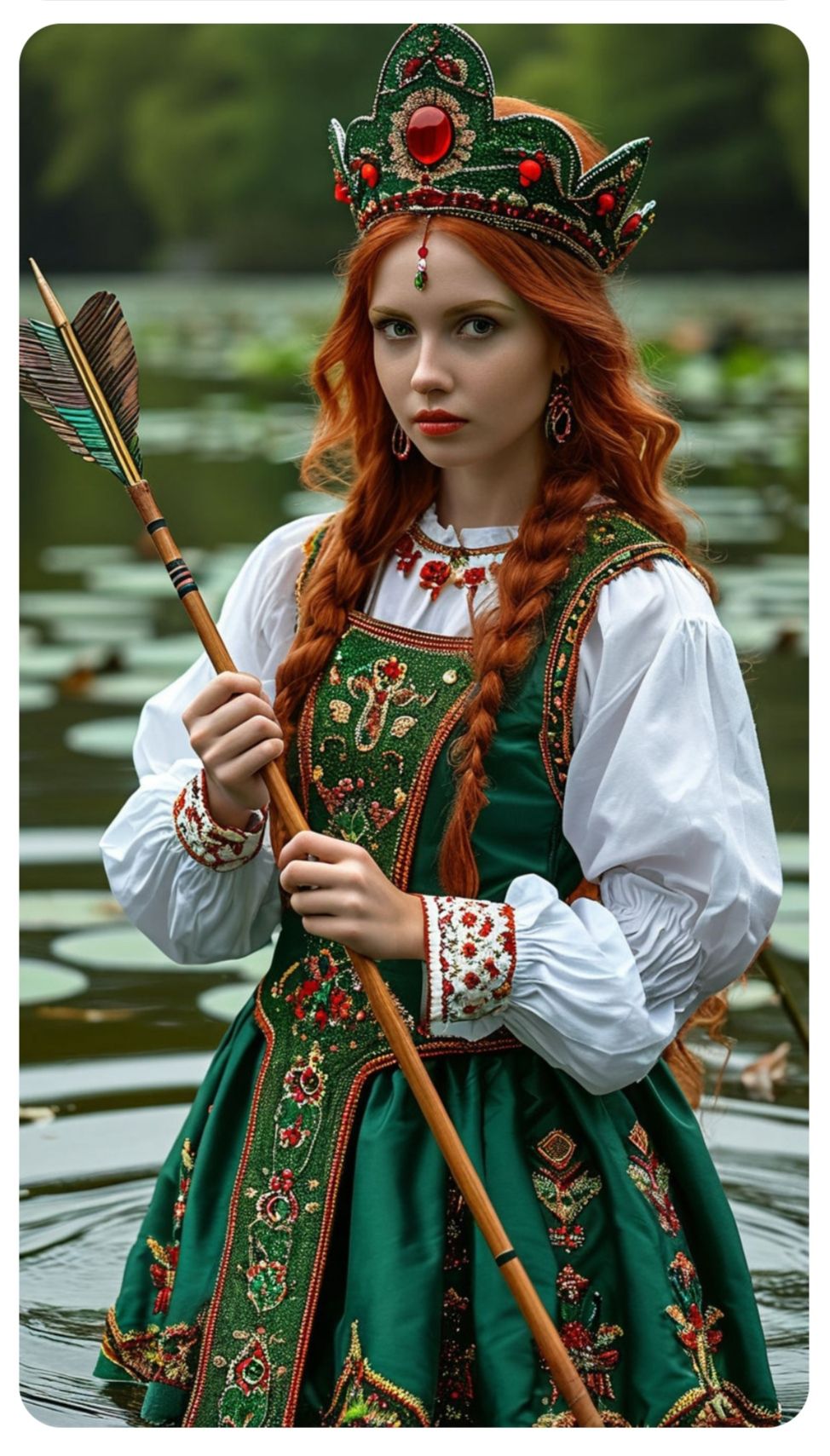 Nude girl Girls in Slavic costumes in Hama
